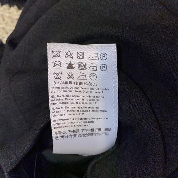 Escada Athracite Gray Straight Leg Mid Rise Trouser Dress Pants Size 44 - Picture 7 of 8